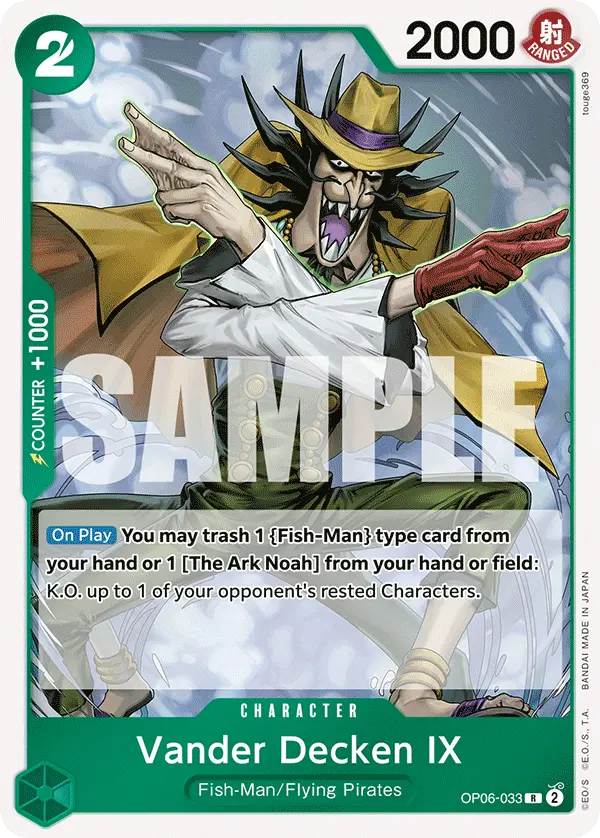 Vander Decken IX OP06-033 card