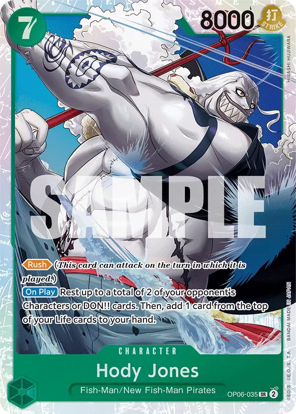Carta Hody Jones OP06-035