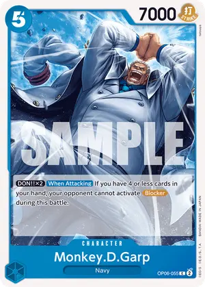 Carta Monkey.D.Garp OP06-055