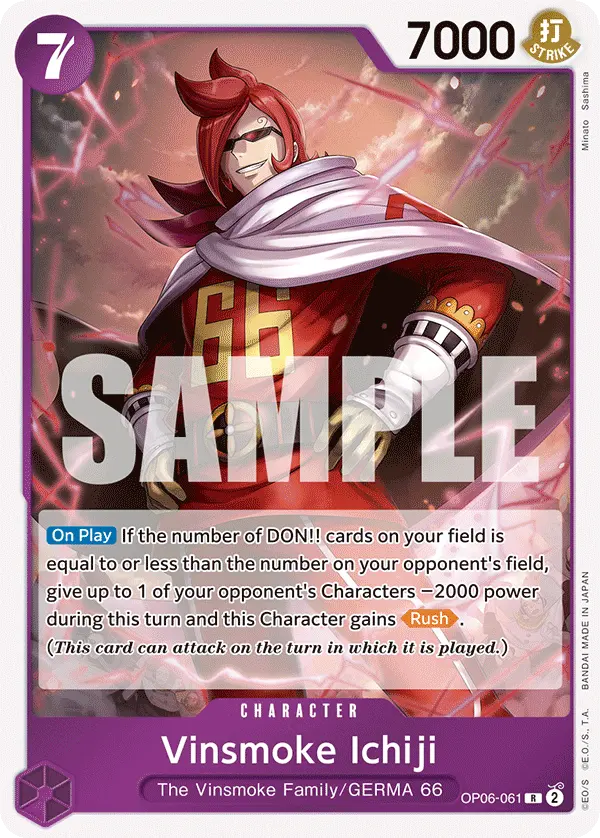 Carta Vinsmoke Ichiji OP06-061