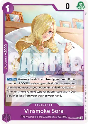 Carta Vinsmoke Sora OP06-063