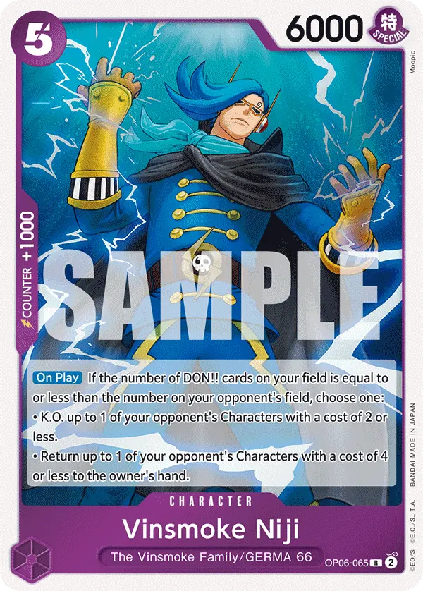 Carta Vinsmoke Niji OP06-065
