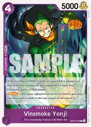 Carta Vinsmoke Yonji OP06-067