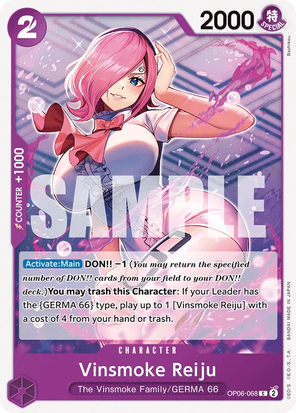Carta Vinsmoke Reiju OP06-068
