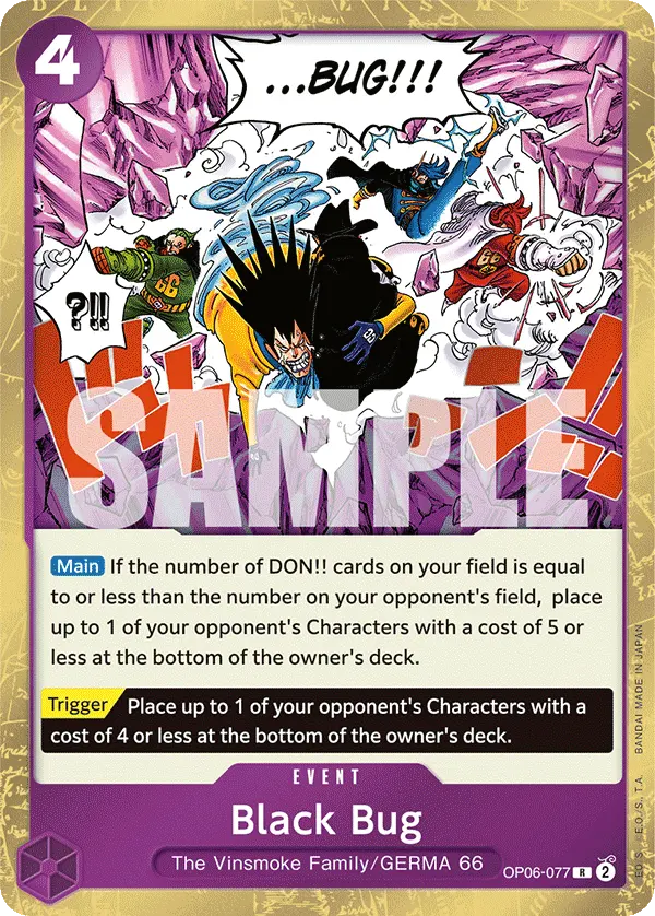 Black Bug OP06-077 card