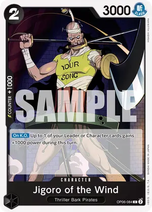 Carta Jigoro of the Wind OP06-084