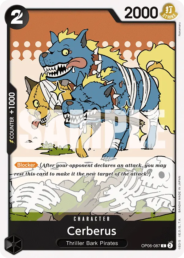 Carta Cerberus OP06-087