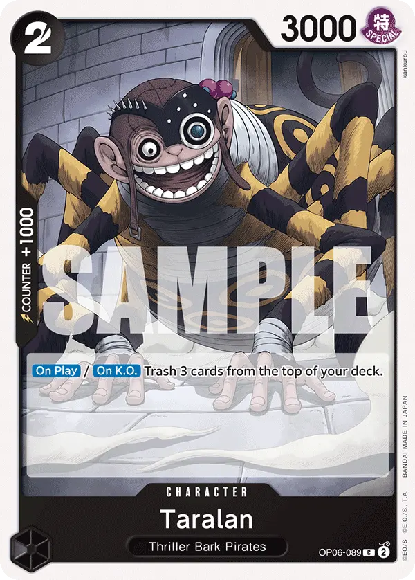 Taralan OP06-089 card