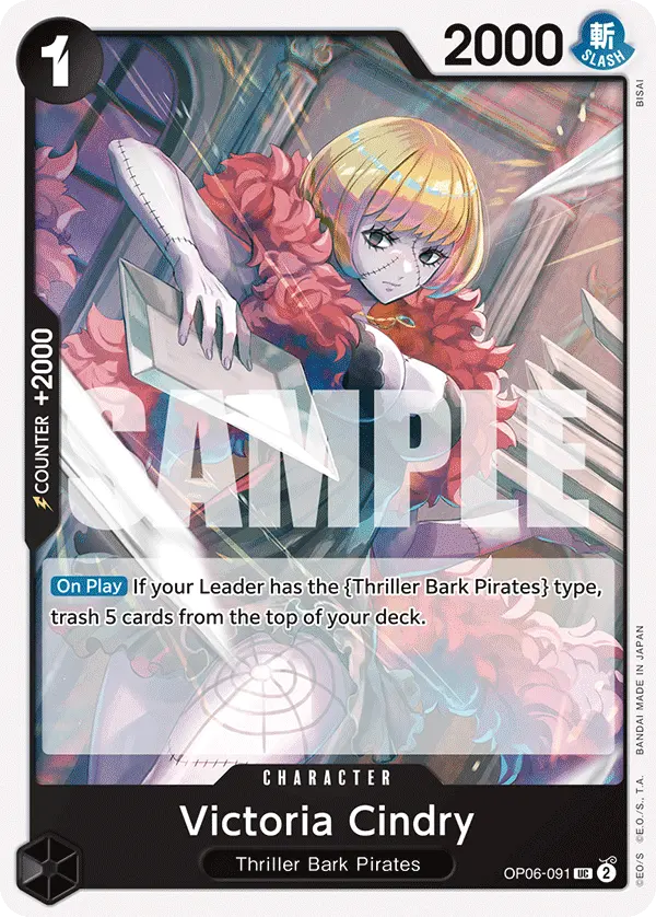 Victoria Cindry OP06-091 card