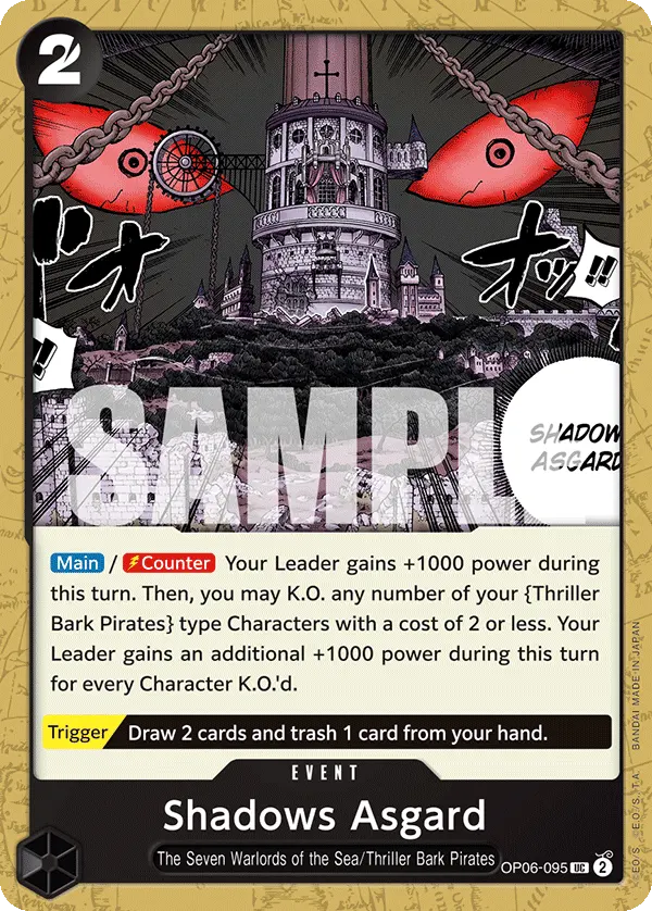 Carta Shadows Asgard OP06-095