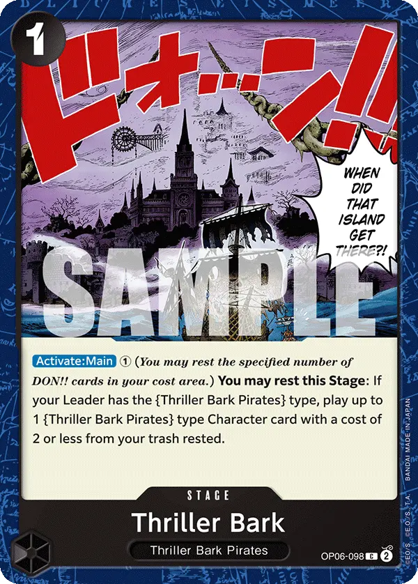 Carta Thriller Bark OP06-098