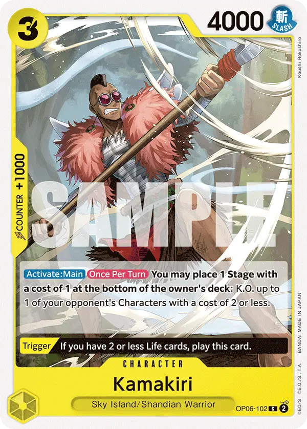 Kamakiri OP06-102 card