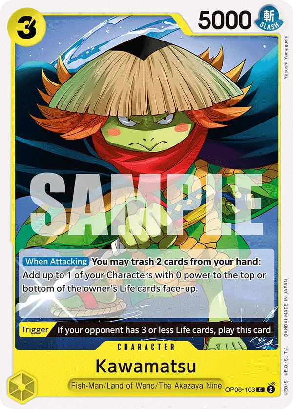 Kawamatsu OP06-103 card