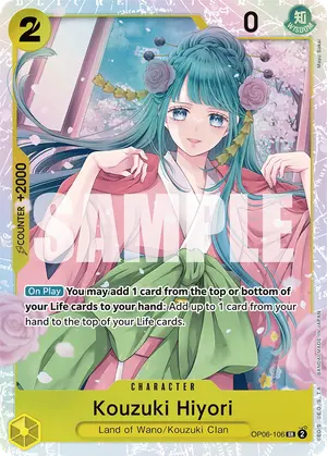 Carta Kouzuki Hiyori OP06-106