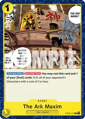 Carta The Ark Maxim OP06-117