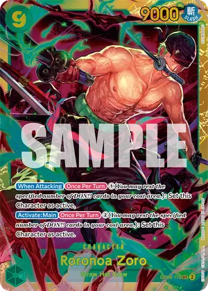 Carta Roronoa Zoro OP06-118
