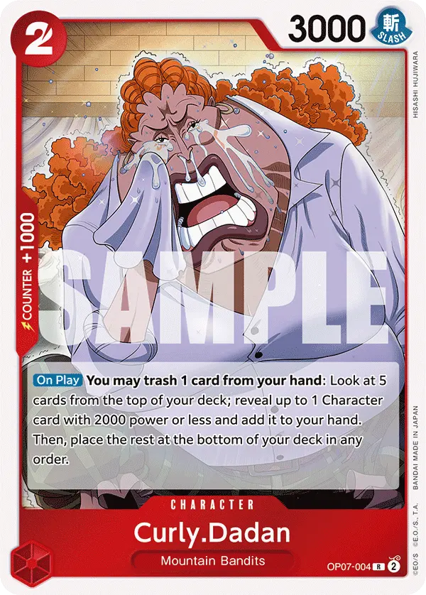 Curly.Dadan OP07-004 card