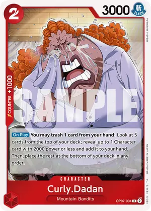 Carta Curly.Dadan OP07-004