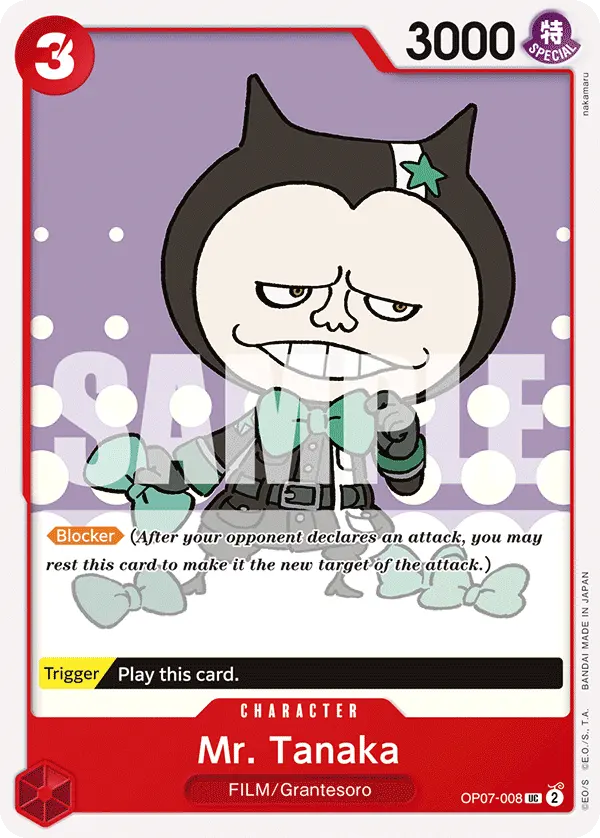 Carta Mr. Tanaka OP07-008