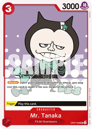 Carta Mr. Tanaka OP07-008