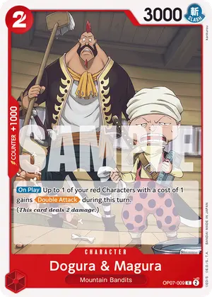 Carta Dogura & Magura OP07-009