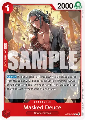 Carta Masked Deuce OP07-013