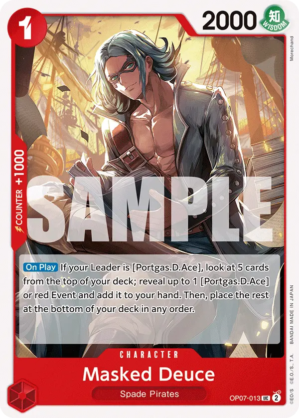 Masked Deuce OP07-013 card