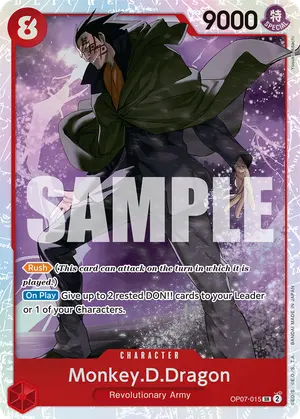 Carta Monkey.D.Dragon OP07-015