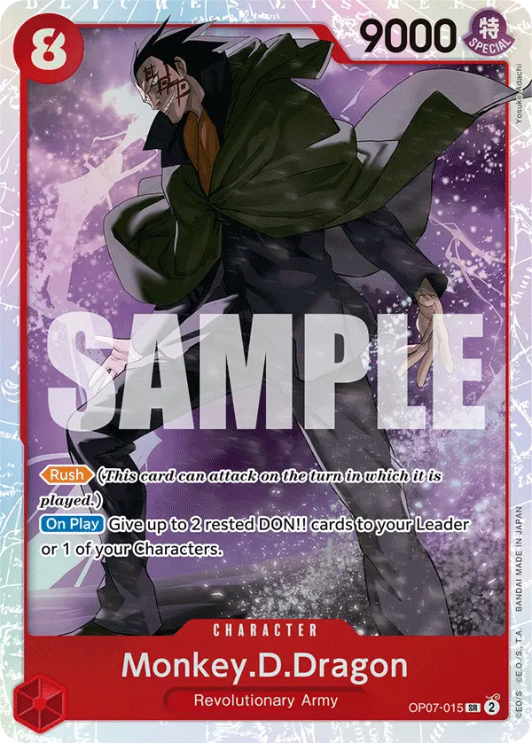 Carta Monkey.D.Dragon OP07-015