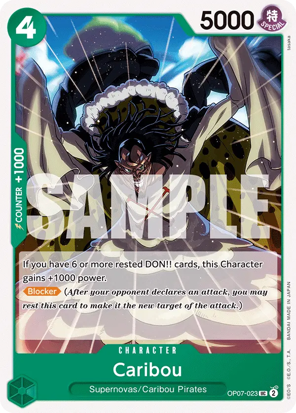 Carta Caribou OP07-023
