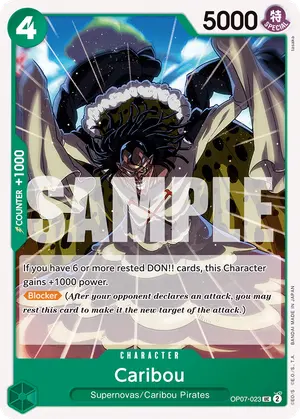 Carta Caribou OP07-023