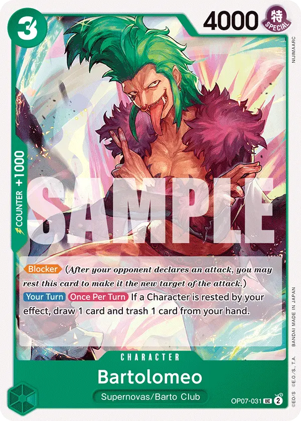 Carta Bartolomeo OP07-031