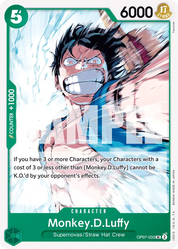 Monkey.D.Luffy OP07-033 card