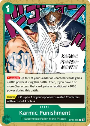 Carta Karmic Punishment OP07-035