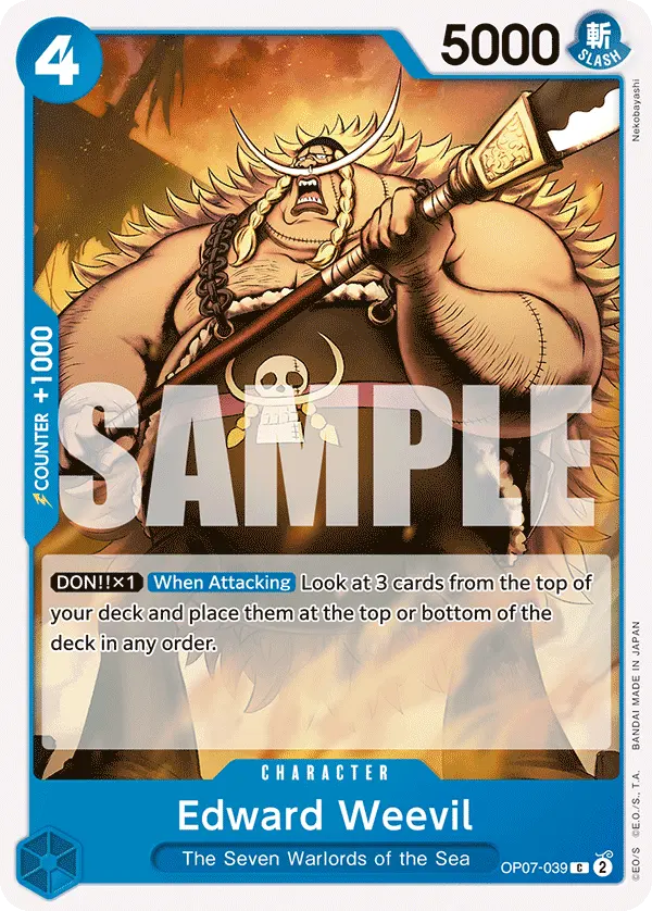 Carta Edward Weevil OP07-039