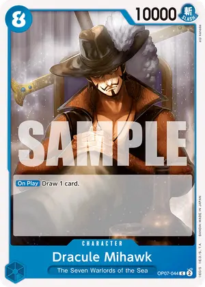 Carta Dracule Mihawk OP07-044