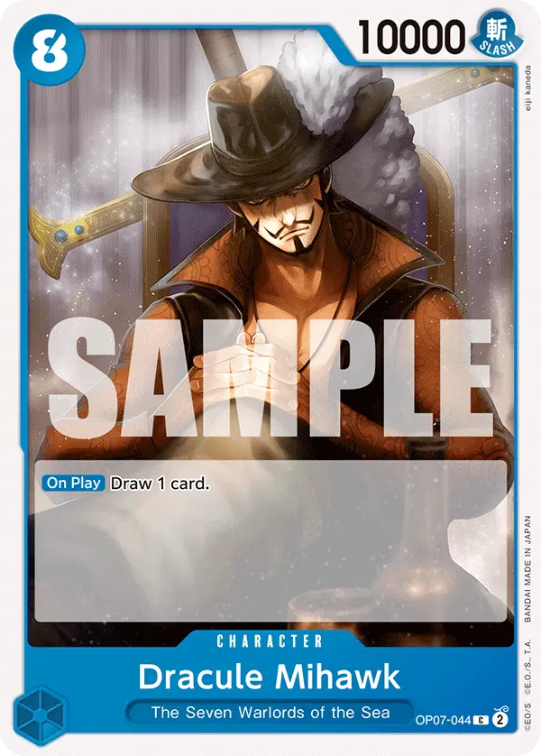 Dracule Mihawk OP07-044 card