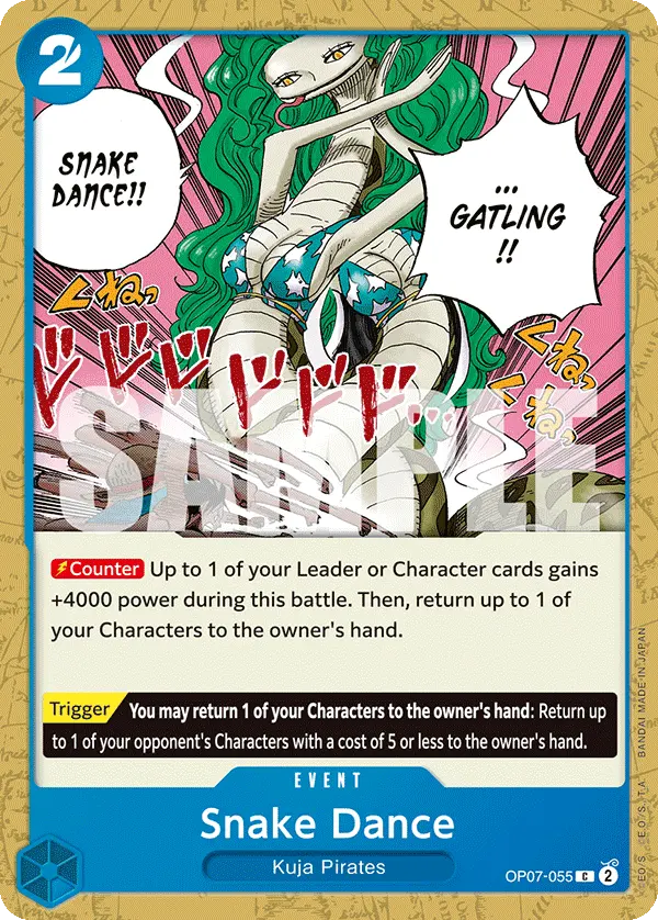 Snake Dance OP07-055 card