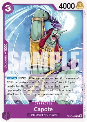 Carta Capote OP07-063