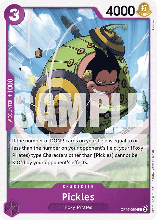 Pickles OP07-069 card