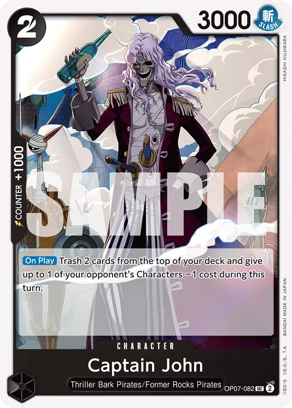 Carta Captain John OP07-082