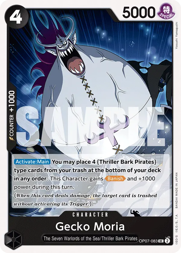Gecko Moria OP07-083 card