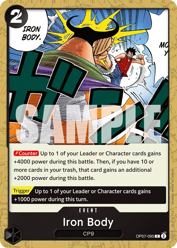 Carta Iron Body OP07-095