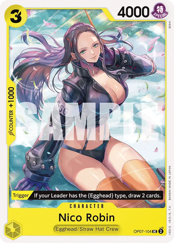 Nico Robin OP07-104 card