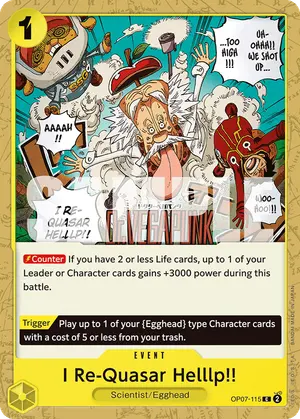 Carta I Re-Quasar Helllp!! OP07-115
