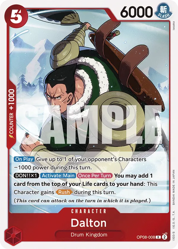 Dalton OP08-008 card