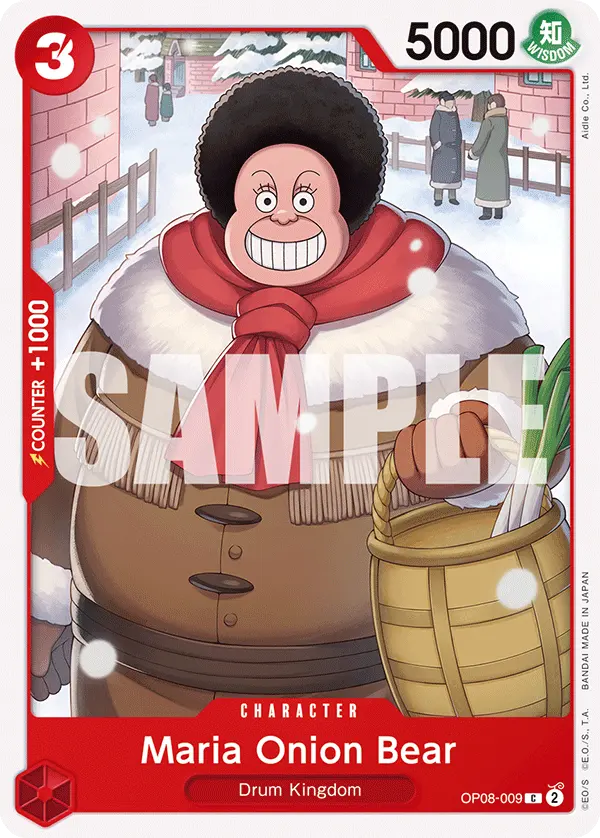 Carta Maria Onion Bear OP08-009