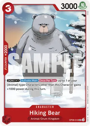 Carta Hiking Bear OP08-010