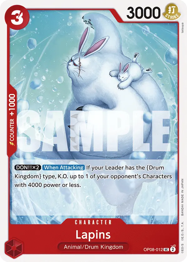 Lapins OP08-012 card