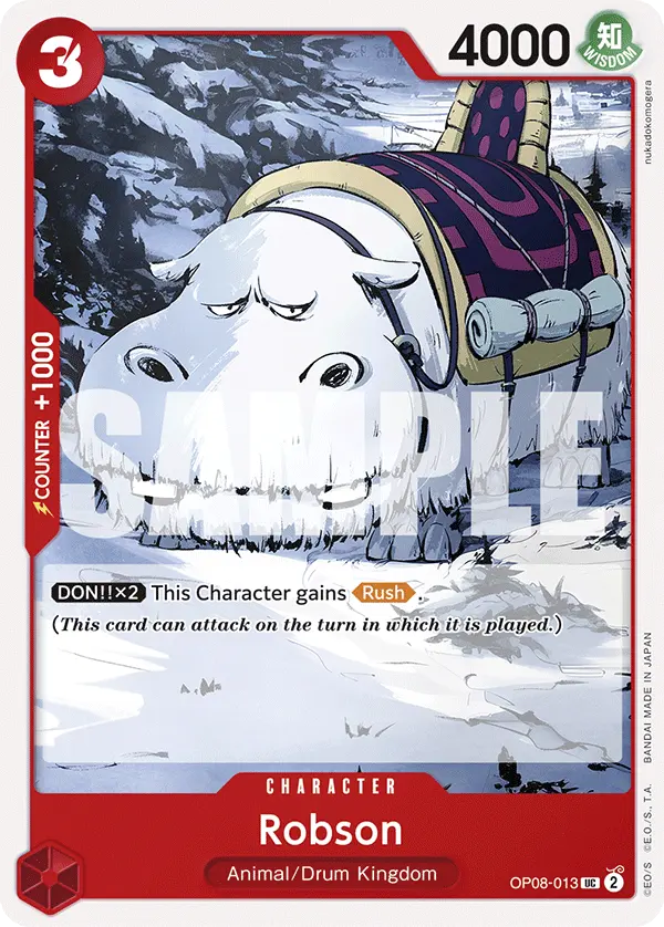 Robson OP08-013 card